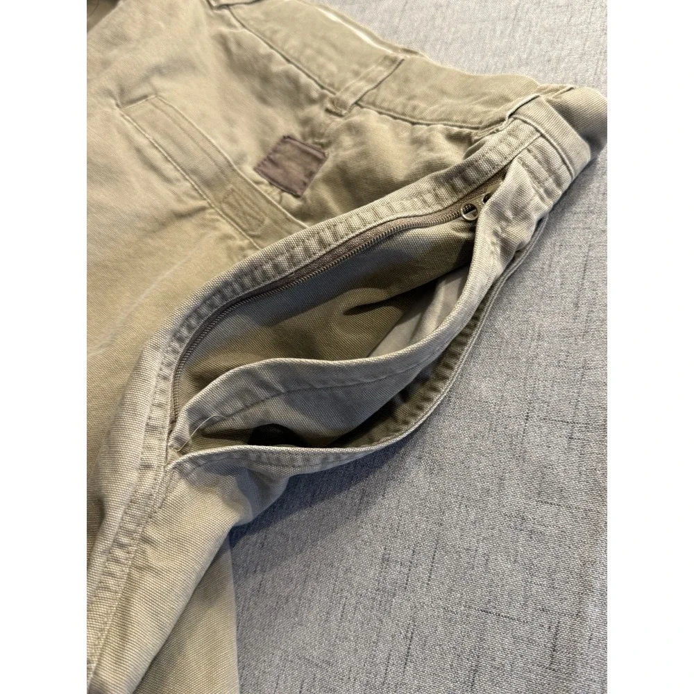 Columbia Men's Canvas Utility Work Pants Khaki Size 44x30 Durable Outdoor Gear